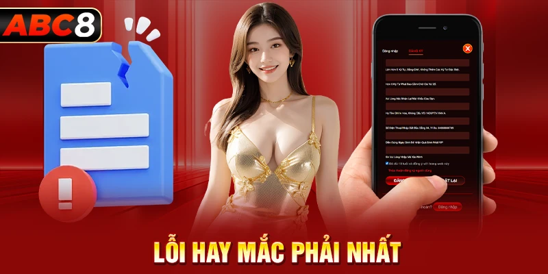 Lỗi hay mắc phải nhất